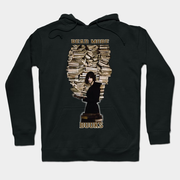 Read More Books Hoodie by Trendsdk